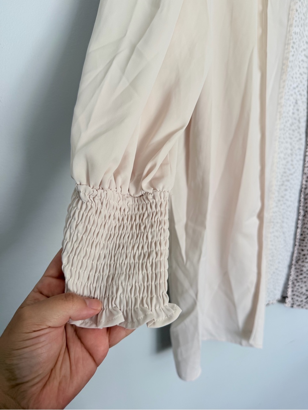 Women’s Two-Tone Cream & Leopard Print Open Cardigan - Picture 5 of 10
